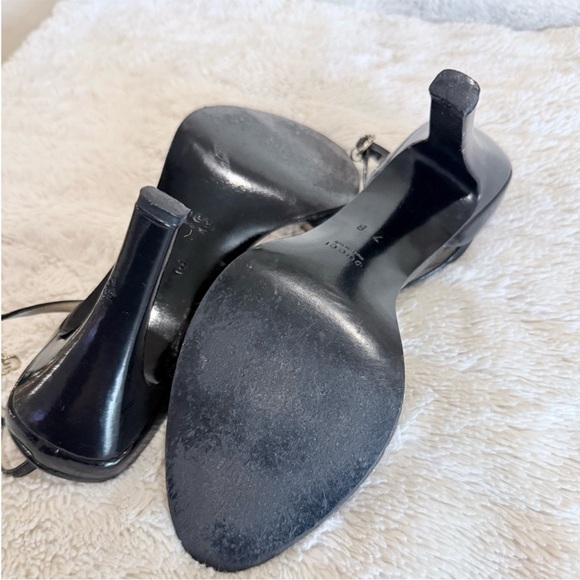 Gucci Black Patent Leather Heels Size 7 - Picture 8 of 9